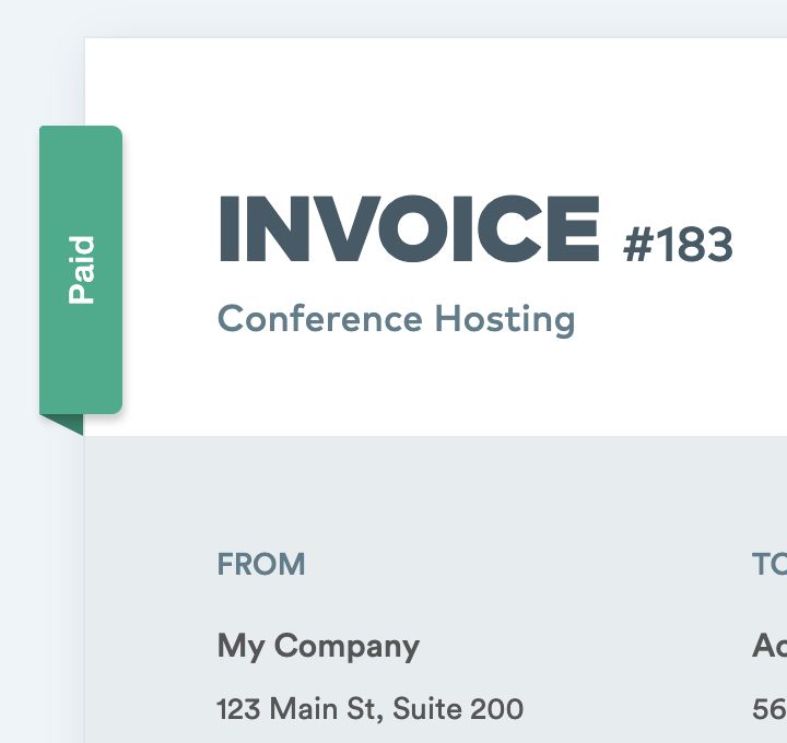 Online invoicing and payments integration with beautiful paper-compatible invoice templates