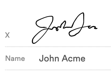 Digital signatures included